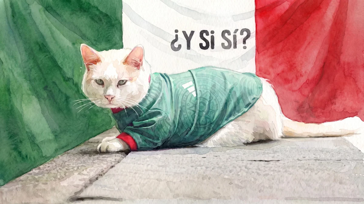 ¡Coco eligió al Tri! El gatito de Palacio Nacional da su pronóstico previo al partido México vs Inglaterra