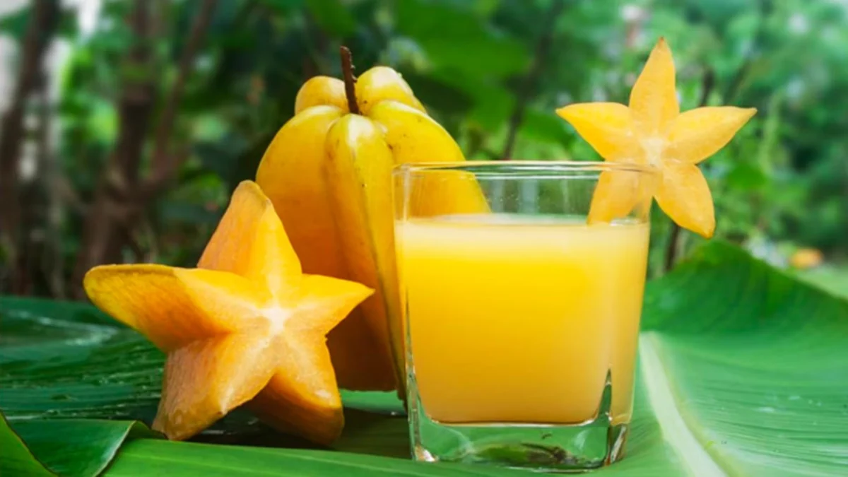 Receta de refresco de carambola peruano