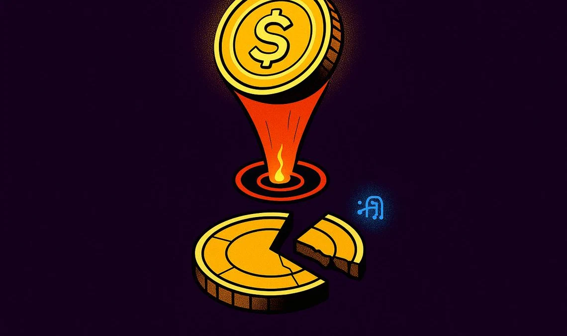 Bruciatura token RLUSD Ripple: 80 milioni bruciati, supply giù del 20%