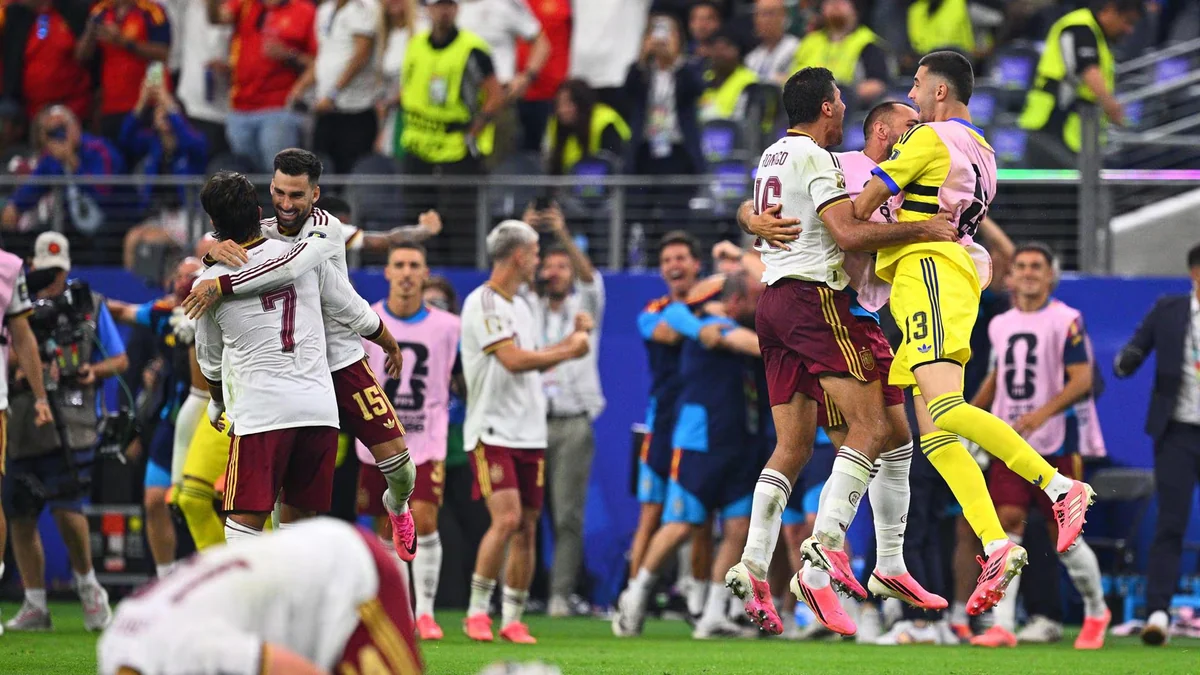 Logroño prepara el entorno de la Fuente Murrieta de cara a la final del Mundial de Fútbol