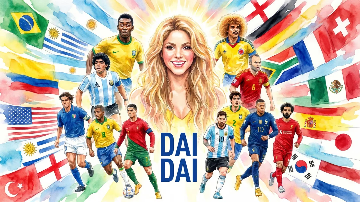 El show de Shakira y compañía en la final del mundial no durará 30 minutos, la FIFA confirmó el cronograma del evento deportivo