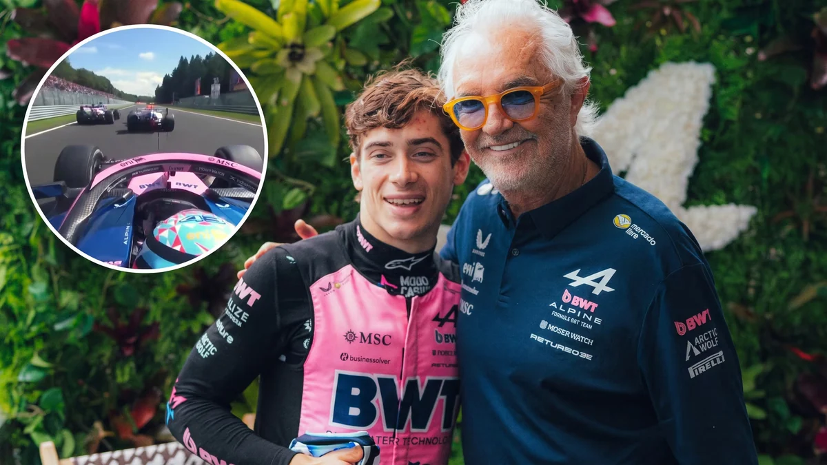 El elogio de Flavio Briatore a Franco Colapinto por su gran maniobra en el Gran Premio de Bélgica de F1