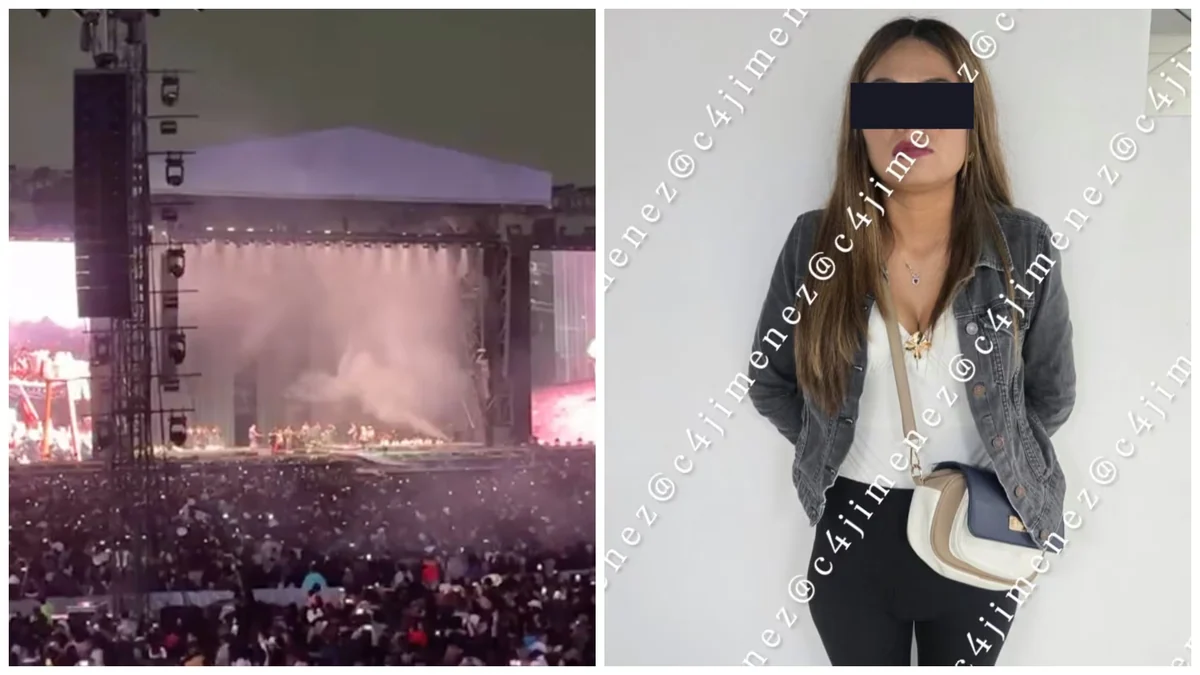 Detienen a mujer robando celulares y carteras tras concierto de Grupo Firme en Estadio GNP de CDMX