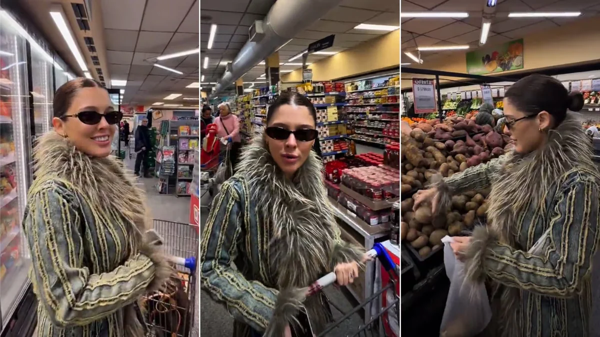 Sofía Gonet mostró cómo fue su primera vez comprando en un supermercado: “Hubo una falla de criterio total”
