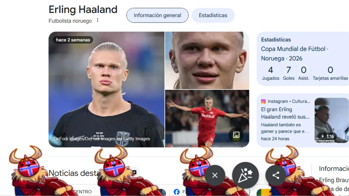 Busca ya en Google Erling Haaland y conoce el homenaje animado al jugador de Noruega
