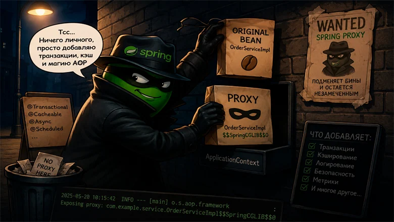 Анатомия Spring Proxy: кто и зачем подменяет ваши бины