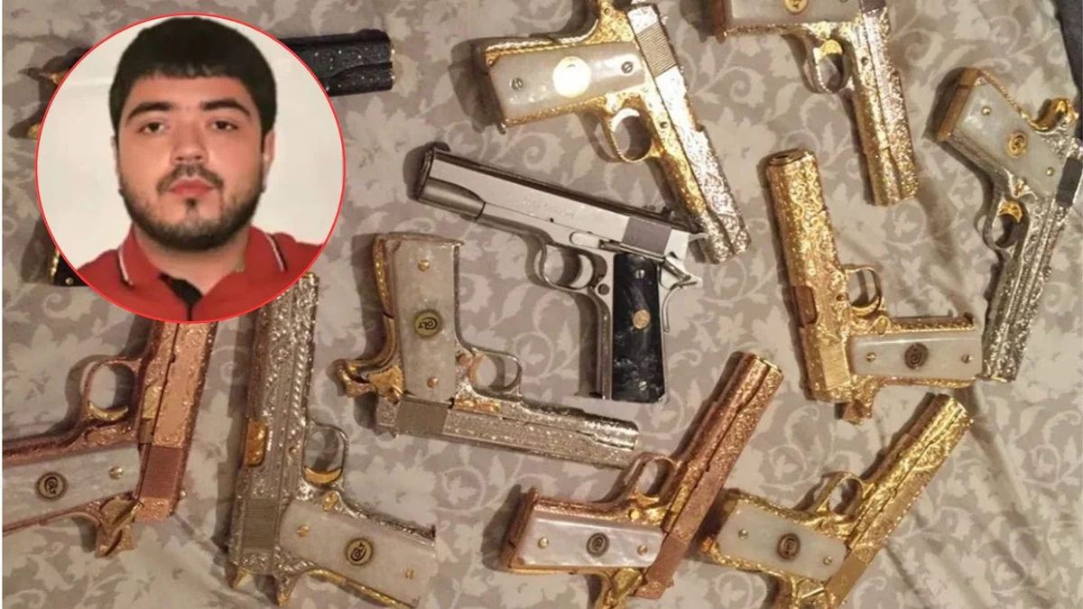 Pistolas doradas, rifles y miles de dólares: las imágenes de la vida de “Carlitos Rugrats” presentadas por EEUU