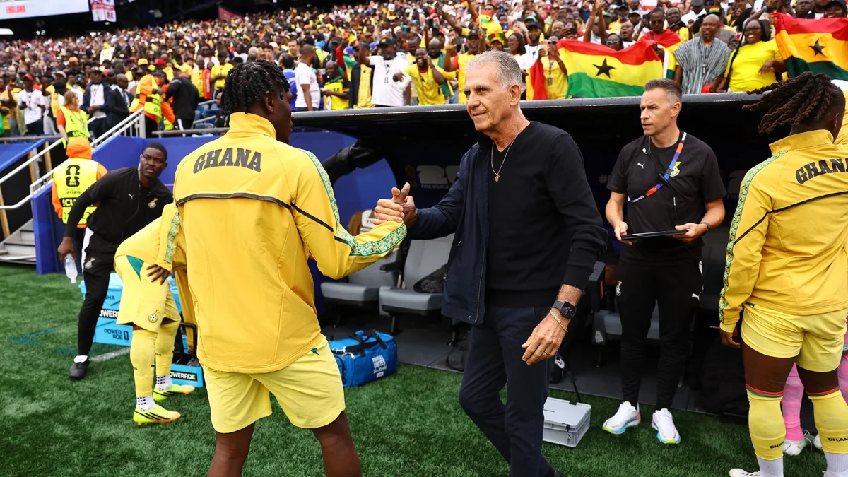 Carlos Queiroz recuperó jugadores importantes de Ghana para enfrentar a la Selección Colombia