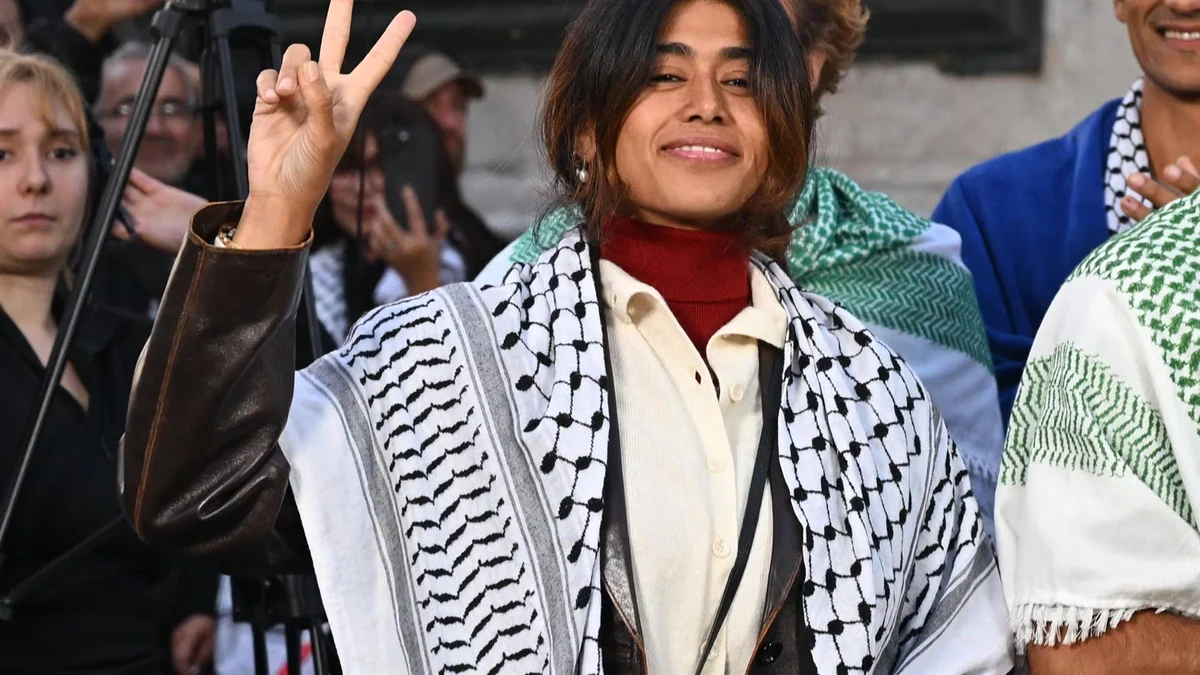 Aplazado a octubre el juicio de la eurodiputada de La Francia Insumisa Rima Hassan por apología del terrorismo