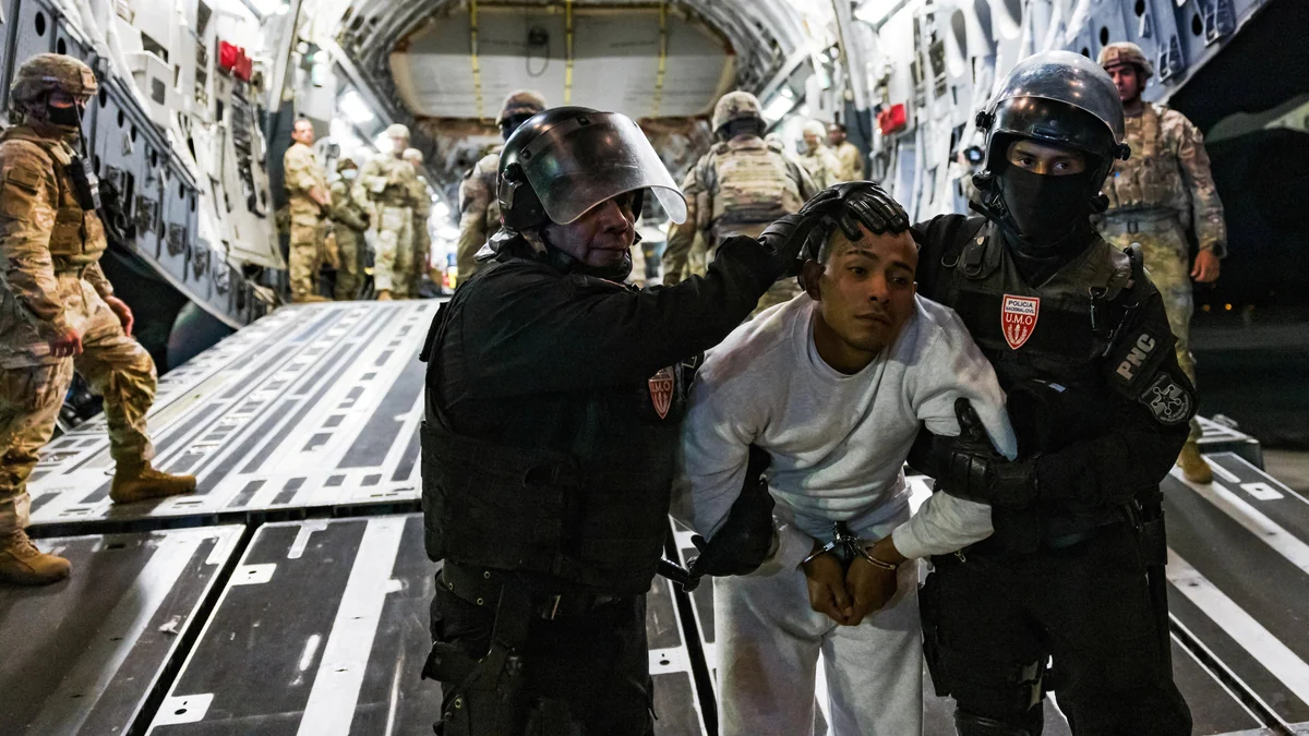 La administración Trump anunció más de 10.000 detenciones de presuntos pandilleros en Estados Unidos