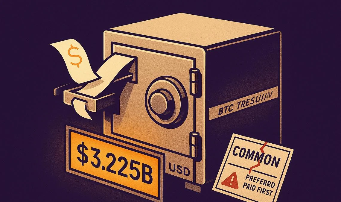 Gestione della tesoreria in Bitcoin: 843.775 BTC intoccati, riserva a 3,2 miliardi