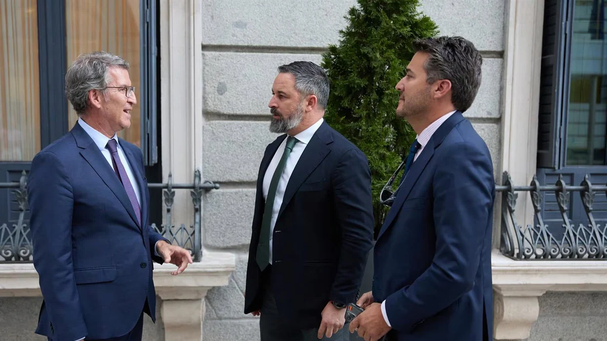 Abascal replica a Feijóo que Vox quiere ganar las elecciones: "No me veo como vicepresidente, me presento a presidente"