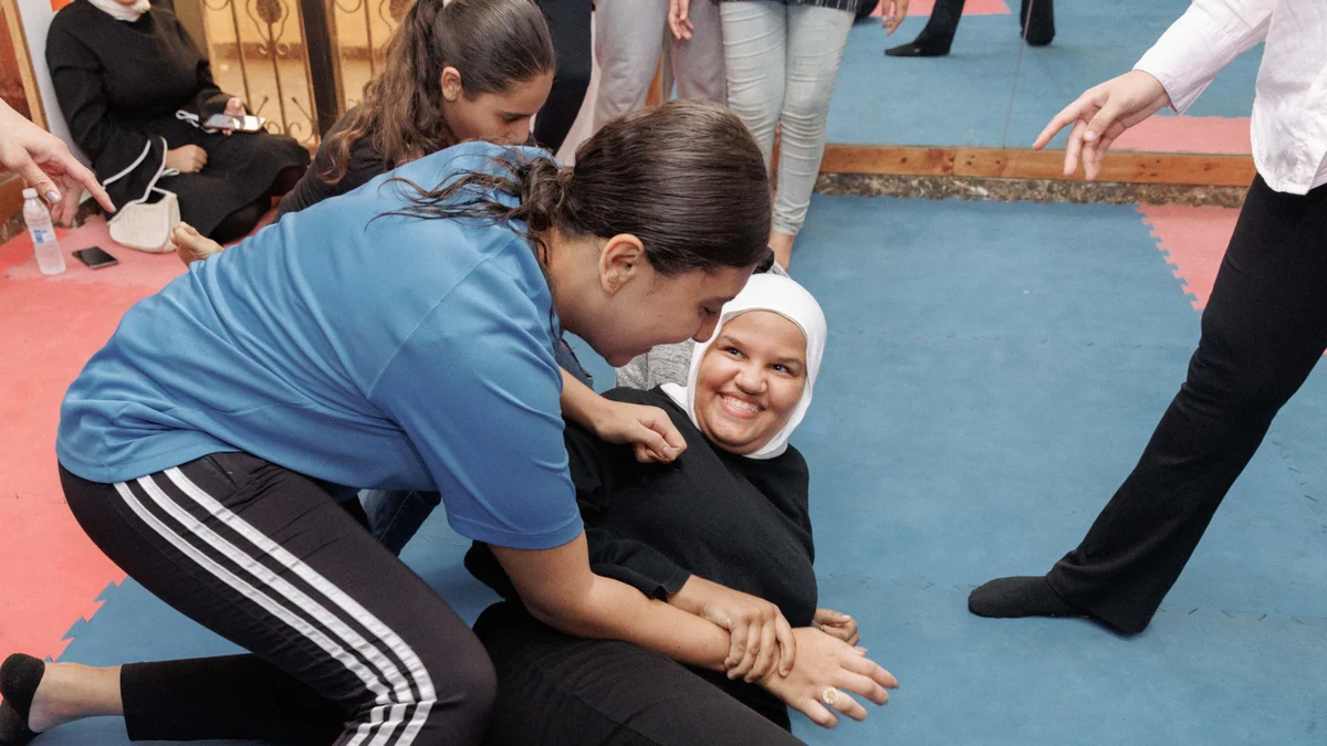 In Beirut, refugee girls and women learn more than self-defense in martial arts class