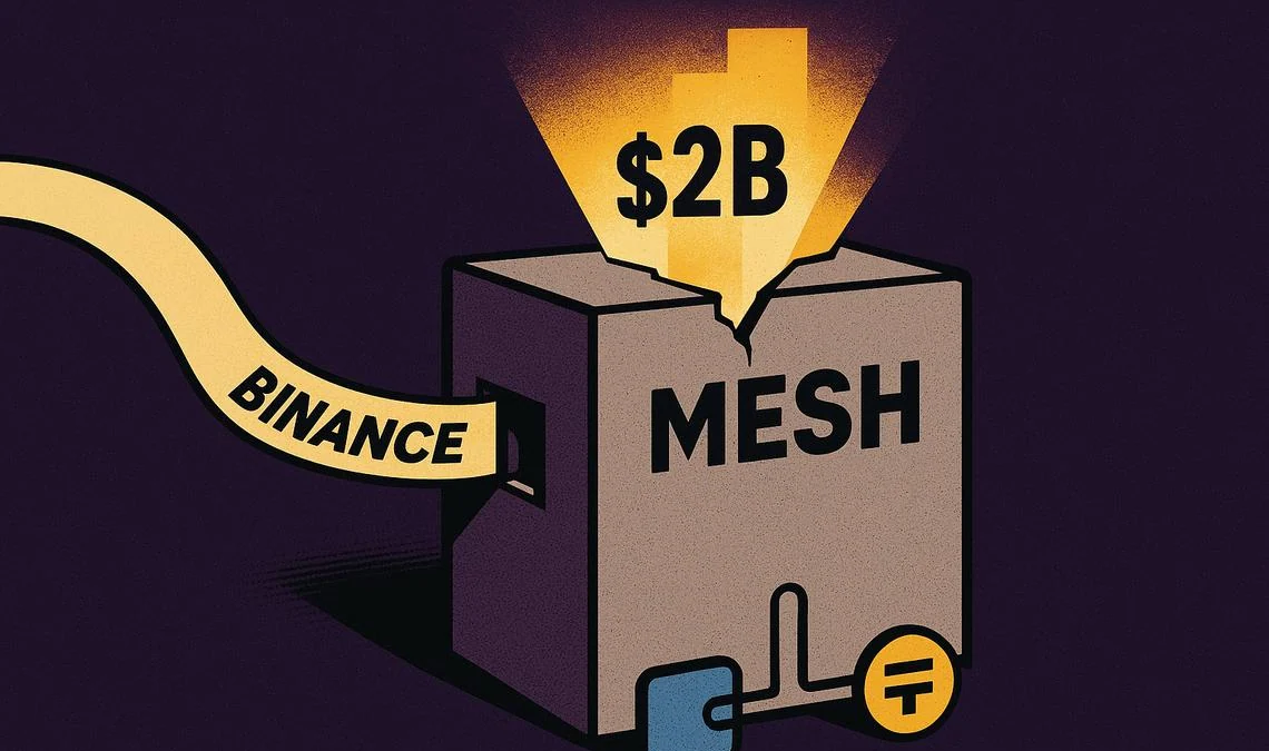 Investimento Binance Mesh da $2 miliardi: valutazione raddoppiata in 6 mesi