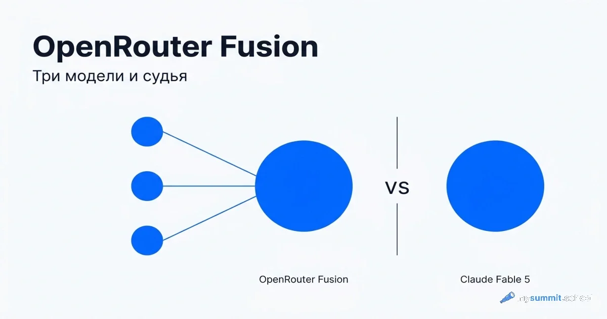 Три LLM в одной лодке, не считая судьи: как OpenRouter Fusion обошёл Claude Fable