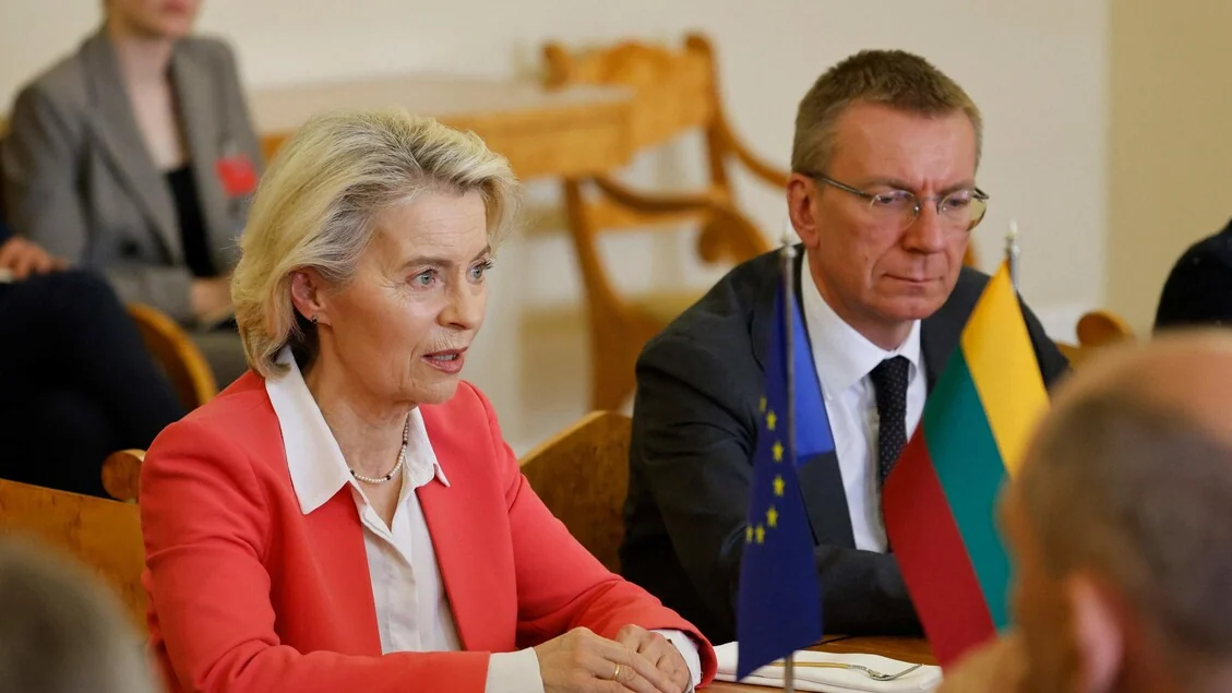 Von der Leyen: 'Ciò che accade nei Paesi Baltici testa tutta l'Europa'