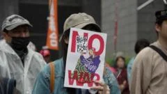 Anti-war protests rock Japan as PM pushes for stronger defence