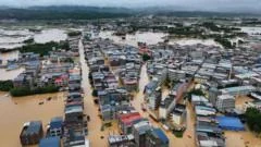 'The water just came so fast': Typhoon triggers floods and rare tornadoes in China