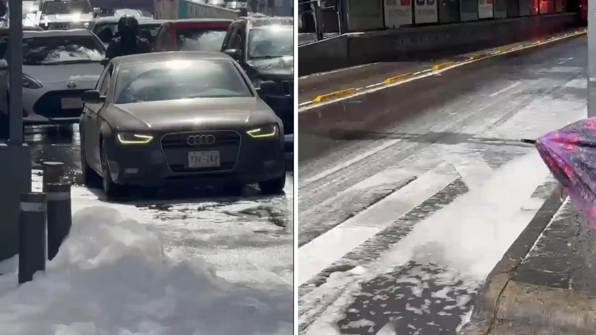 Espuma invade las calles de Benito Juárez: ¿Por qué el clima favoreció su aparición?