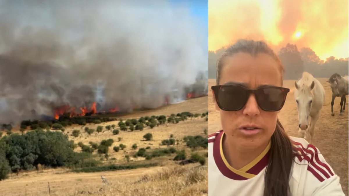 La cantante Isabel Aaiún cuenta en su Instagram el incendio de Brieva: “Me hubiera encantado estar en la celebración del Mundial, pero aquí el percal que tenemos es este”