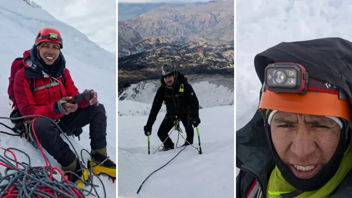 Aparece el video que los tres montañistas peruanos grabaron horas antes de desaparecer en el Huascarán