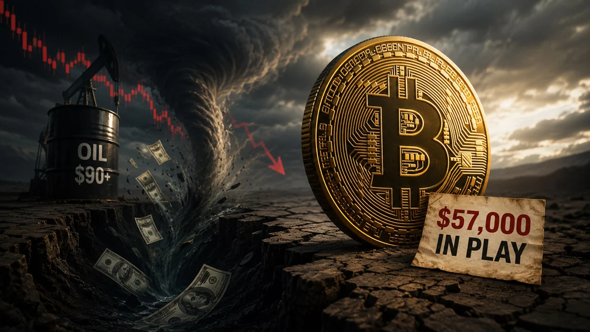 Bitcoin ETF inflows return, but $2.3 billion stablecoin liquidity drain leaves $57,000 exposed