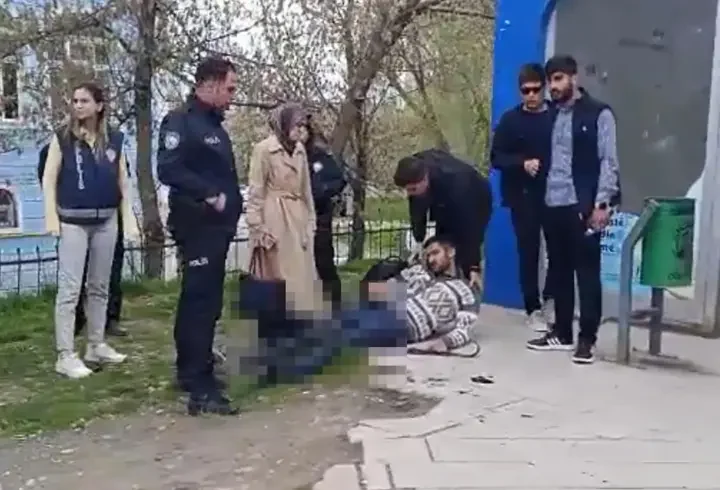 Adliyeye boşanma başvurusu yapmaya gelen eniştesini vurdu