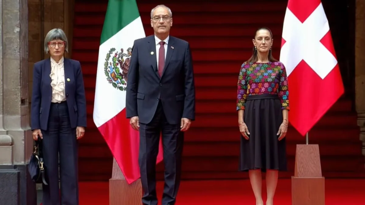 Sheinbaum se reúne con Guy Parmelin, presidente de Suiza, en Palacio Nacional: ¿De qué temas dialogarán?
