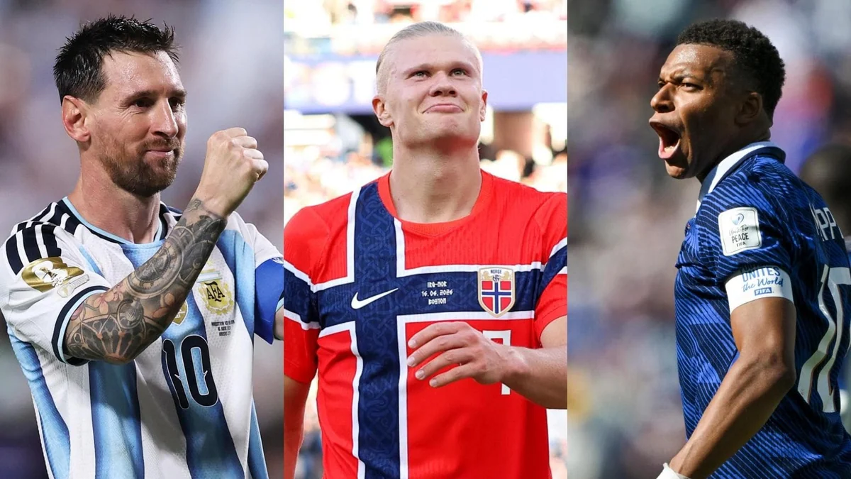La Trinità dei mondi: Mbappé, Haaland e Messi
