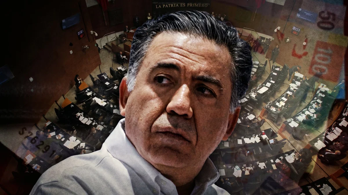 Senado paga a Enrique Inzunza 122 mil pesos mensuales pese a cuentas bloqueadas por la UIF