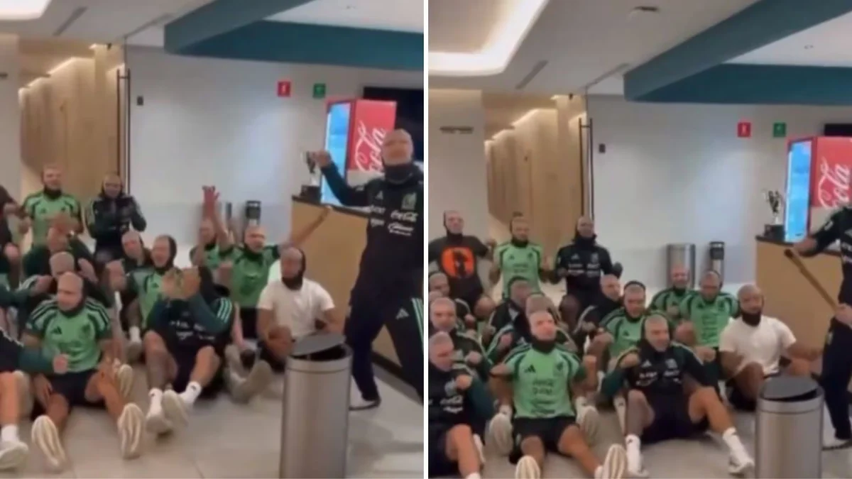 México celebra con el remo vikingo y máscaras de Javier Aguirre tras eliminar a Ecuador